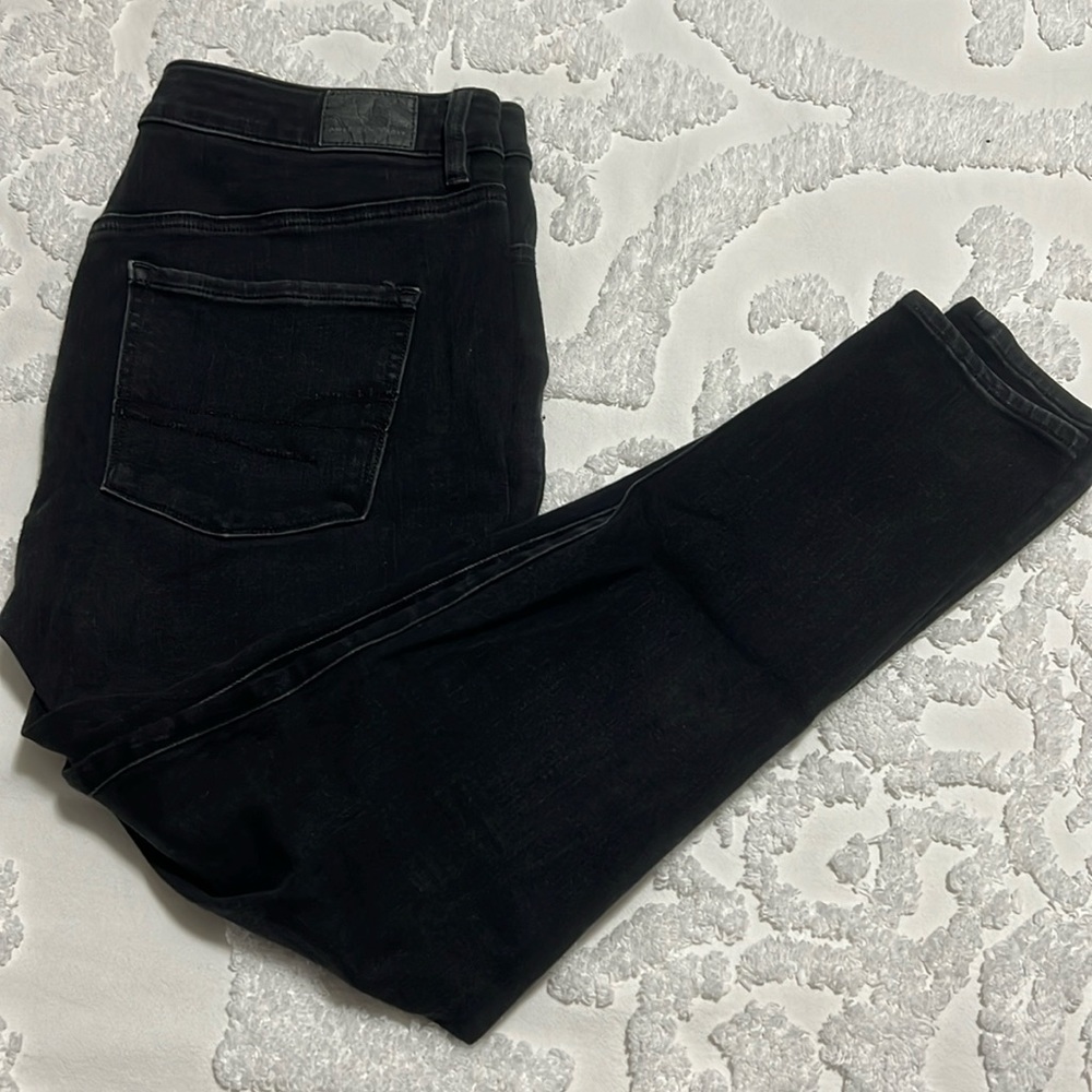 Black American eagle dream jeans